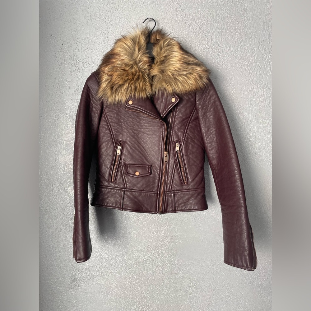 Vegan leather jacket